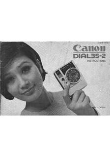 Canon Dial 35 manual. Camera Instructions.